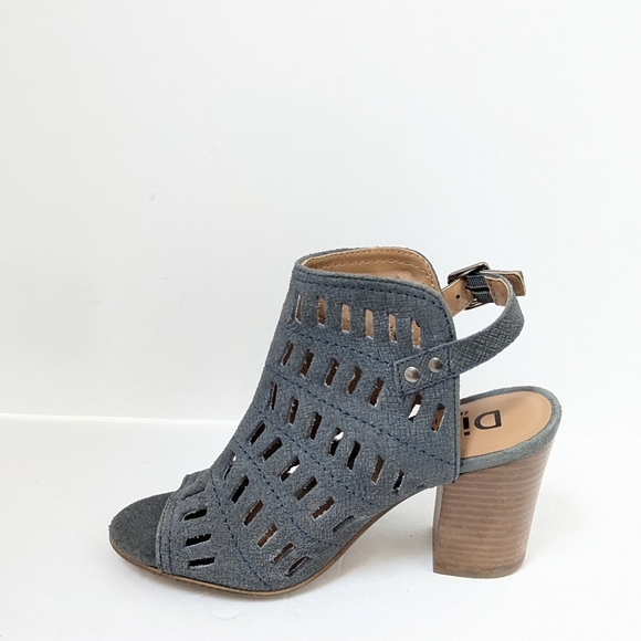 Diba slate blue leather sandal booties - Picture 11 of 16
